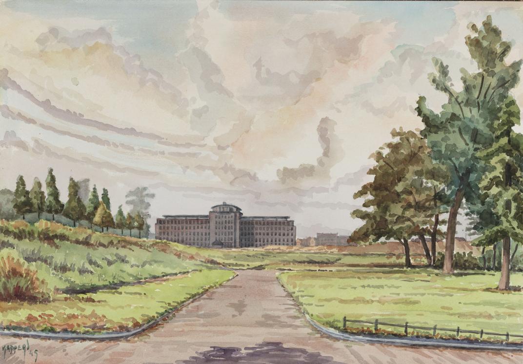 Land van Hoboken in 1945