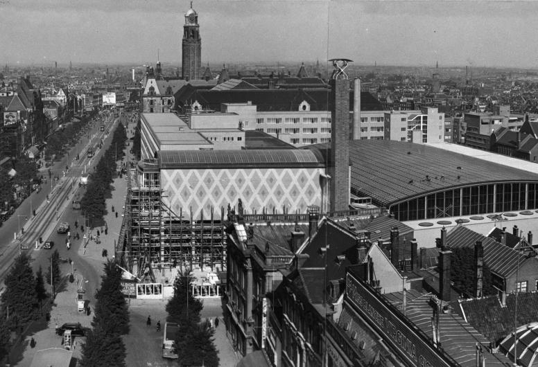 Coolsingel Beurs in aanbouw 1939. Collectie 4100, nummer 631