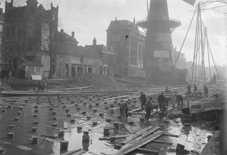 Coolsingel recent gedempt, collectie 4150 nummer 2552