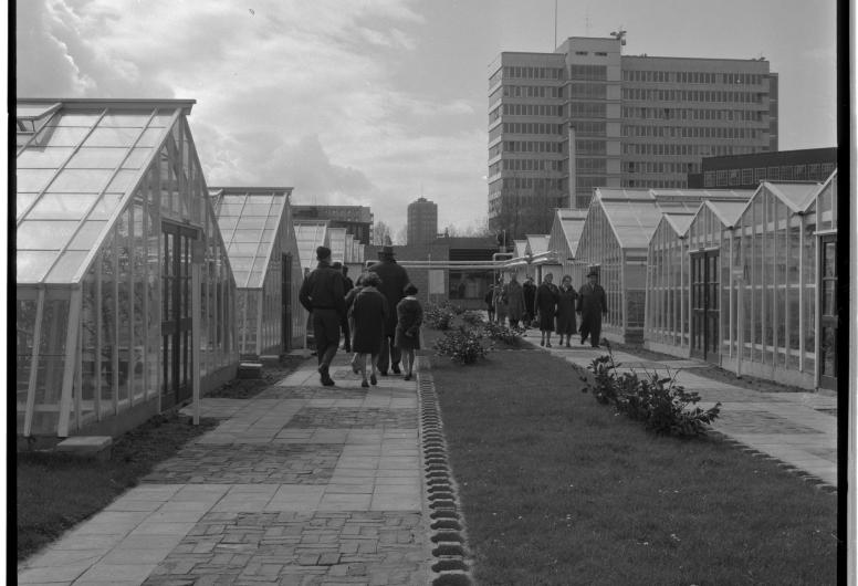 Kassen op de Floriade. Collectie 4202 nummer 15829