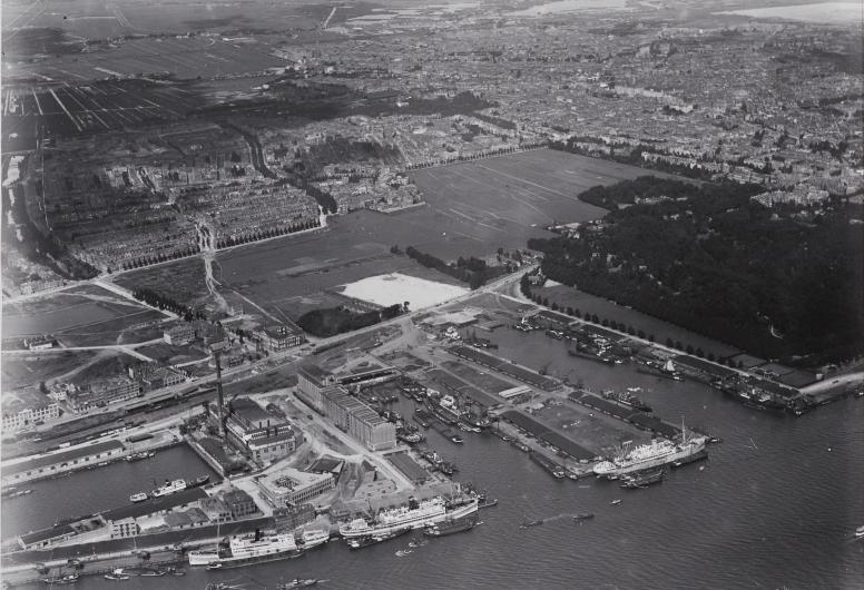 Luchtfoto van het Land Van Hoboken