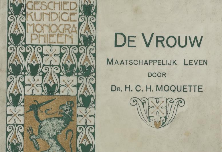 Cover van de publicatie 'De Vrouw' door Hermine Moquette, 1913