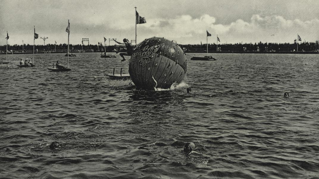 Een bal in de Wilgenplas