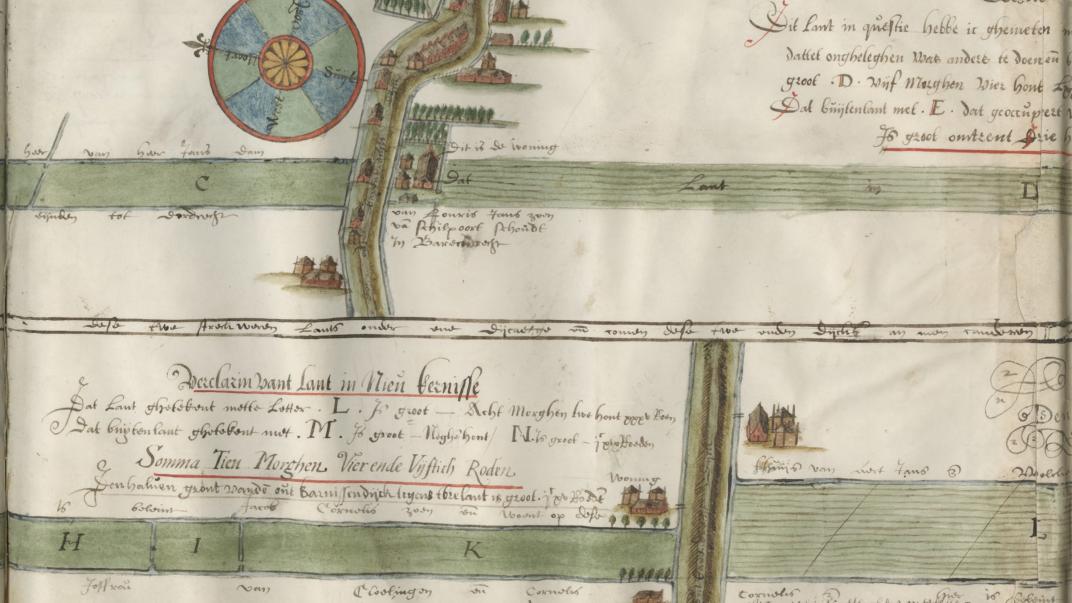 bladzijde uit Landcaertboeck