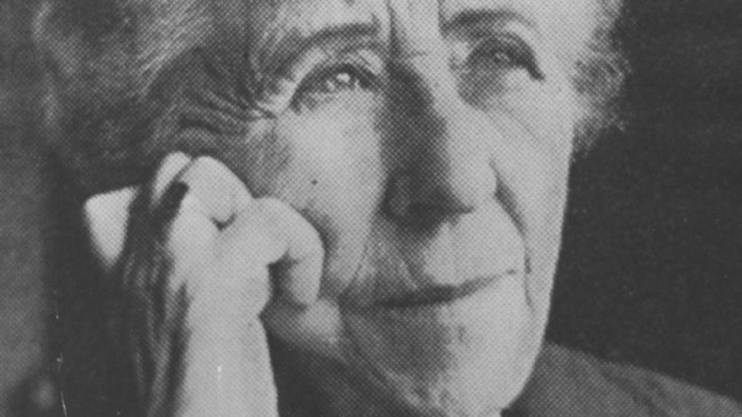 Portret van Frederika Meijboom (1871-1971), de eerste adjunct-directrice van het Bergwegziekenhuis. Collectie 4031, nr. P-021297-01