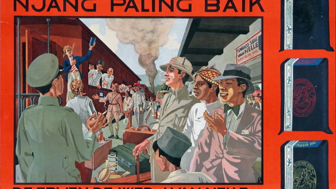 Tabakreclame van Van Nelle